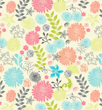 وکتور بک گراند گل وکتور پترن وکتور بکگراند گل4