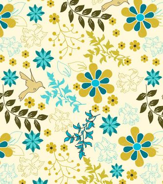 وکتور بک گراند گل وکتور پترن وکتور بکگراند گل6