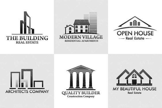 وکتور لوگوی ساخت و ساز وکتور لوگوی مشاور املاک