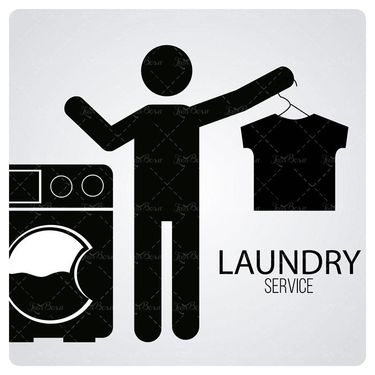 وکتور خشکشویی وکتور رخت شویی وکتور رخت آویز 12