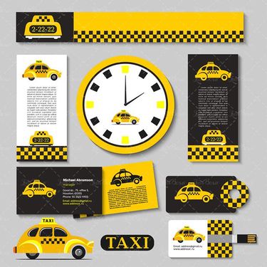 وکتور تاکسی کتور آرم تاکسی تلفنی وکتور تاکسی زرد8
