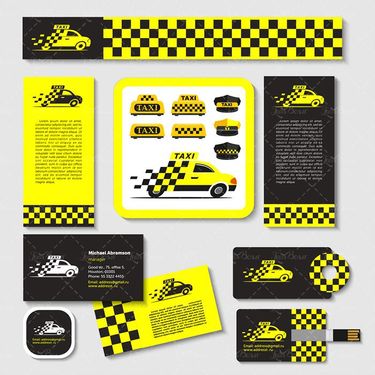 وکتور تاکسی کتور آرم تاکسی تلفنی وکتور تاکسی زرد10