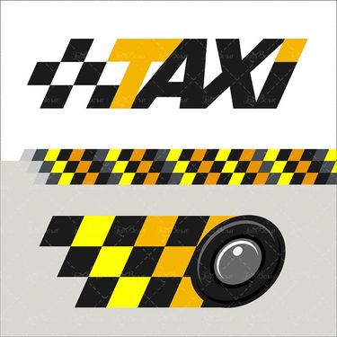 وکتور تاکسی کتور آرم تاکسی تلفنی وکتور تاکسی زرد13