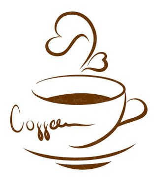 وکتور دانه های قهوه وکتور فنجان قهوه وکتور کافی شاپ1