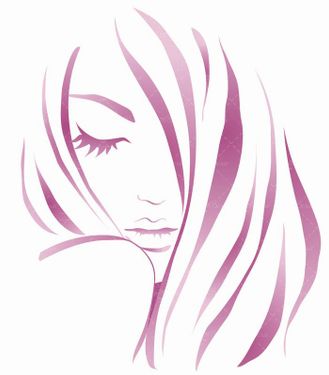 وکتور مدل مو  وکتور سالن زیبایی وکتور میکاپ صورت 5