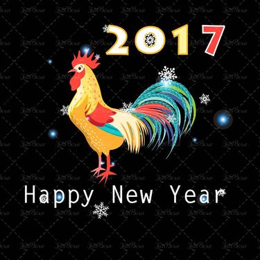 وکتور خروس وکتور نماد سال 2017 وکتور خروس گرافیکی1
