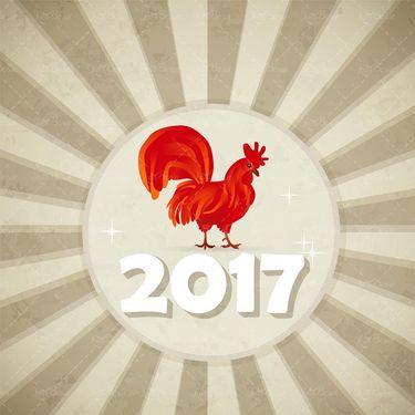وکتور خروس وکتور نماد سال 2017 وکتور خروس گرافیکی22