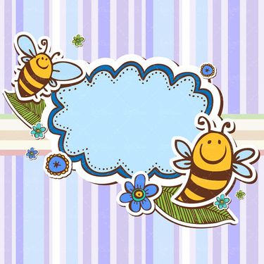 وکتور کادر گل وکتور قاب گل وکتور زنبور عسل وکتور بک گراند