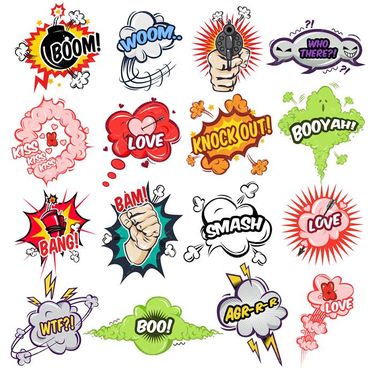 وکتور دود انفجار وکتور ابر وکتور مواد منفجره وکتور رعد و برق1