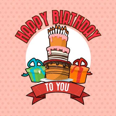 وکتور کیک تولد وکتور جعبه هدیه وکتور کادو وکتور روبان