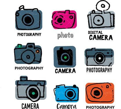 وکتور دوربین عکاسی وکتور دوربین قدیمی وکتور عکاسی