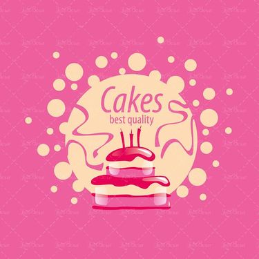 وکتور کیک وکتور قنادی وکتور شیرینی پزی وکتور کیک شکلاتی1