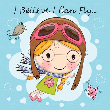 وکتور دختر بچه وکتور پرواز وکتور لباس خلبانی