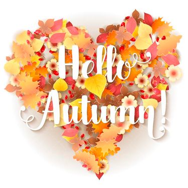 وکتور قلب وکتور برگ زرد وکتور پاییز وکتور برگ درخت