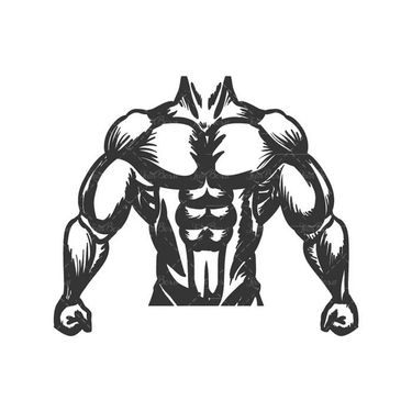 وکتور فیگور بدن ساز وکتور پرورش اندام