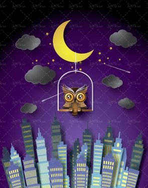 وکتور شب وکتور ماه وکتور جغد وکتور مشاور املاک