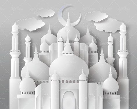 وکتور حلال ماه وکتور ماه رمضان وکتور مسجد 14