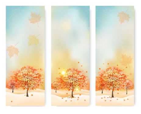 وکتور  درخت وکتور پاییز وکتور درخت پاییزی 22