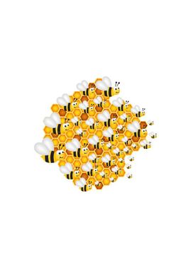 وکتور زنبور عسل وکتور لانه رنبور عسل وکتور تولید عسل