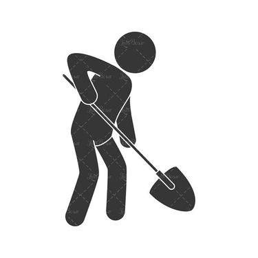 وکتور کارگر وکتور بیل وکتور ابزار فروشی