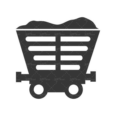 وکتور واگن زغال سنگ وکتور معدن وکتور استخراج زغال سنگ