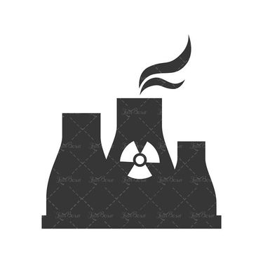 وکتور نیروگاه اتمی وکتور نیروگاه هسته ای وکتور دودکش