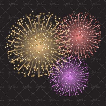 وکتور آتیش بازی وکتور جشن وکتور شادی 12