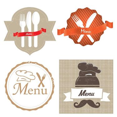 وکتور رستوران وکتور قاشق و چنگال وکتور آشپزخانه