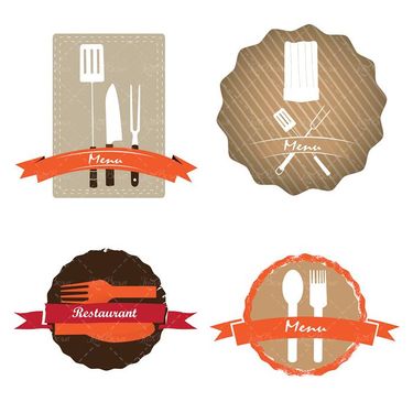 وکتور رستوران وکتور قاشق و چنگال وکتور آشپزخانه2