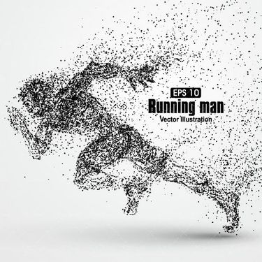 وکتور دویدن وکتور ورزشکار وکتور آمادگی جسمانی2