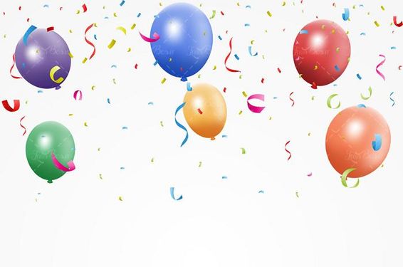 وکتور بادکنک وکتور کاغذ رنگی وکتور کاغذ شادی5
