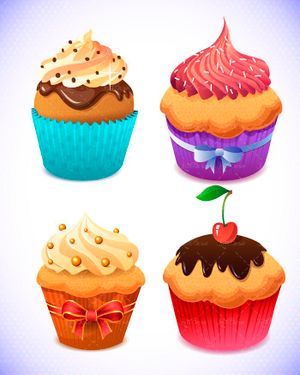 وکتور شیرینی خامه ای وکتور کیک خامه ای وکتور قنادی67