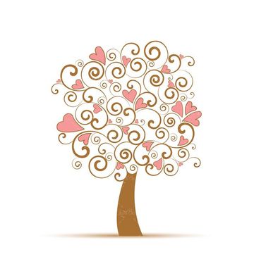 وکتور لوگو درخت وکتور درخت پاییزی وکتور آرم درخت