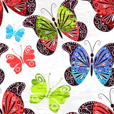 وکتور پروانه رنگی وکتور پروانه گرافیکی وکتور بک گراند 22