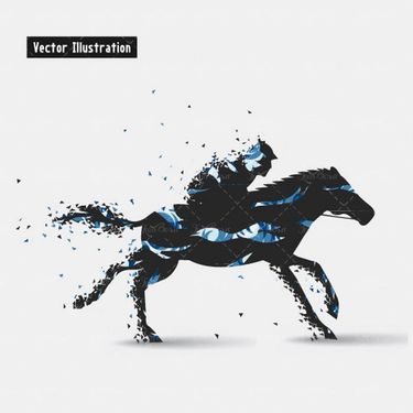 وکتور اسب سواری وکتور سوارکاری وکتور آمادگی جسمانی