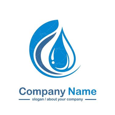 وکتور لوگو آب وکتور قطره آب وکتور تصفیه آب