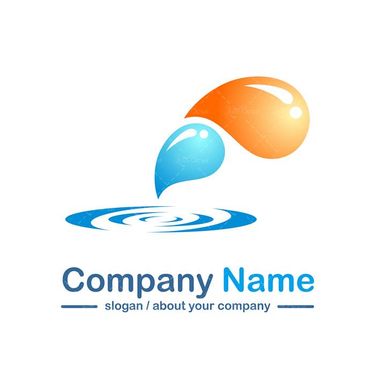 وکتور لوگو آب وکتور قطره آب وکتور تصفیه آب2