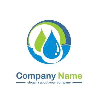 وکتور لوگو آب وکتور قطره آب وکتور تصفیه آب3