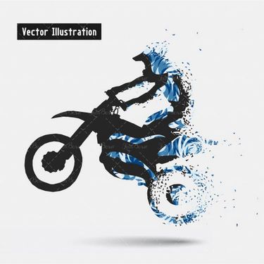 وکتور نمایشگاه موتور سیکلت وکتور متور کراس