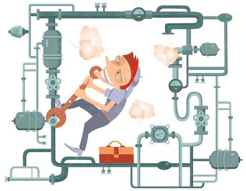 وکتور  تاسیسات ساختمان وکتور تعمیرکار شوفاژخانه1