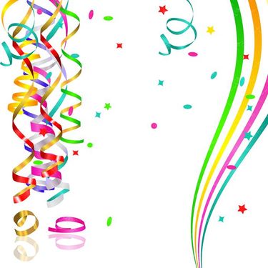 وکتور  کاغذ رنگی وکتور شادی وکتور  روبان رنگی21