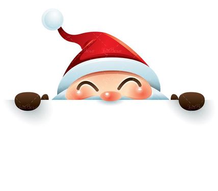 وکتور  بابانوئل وکتور نماد کریسمس