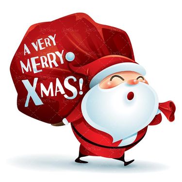 وکتور  بابانوئل وکتور نماد کریسمس7