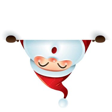 وکتور  بابانوئل وکتور نماد کریسمس 13