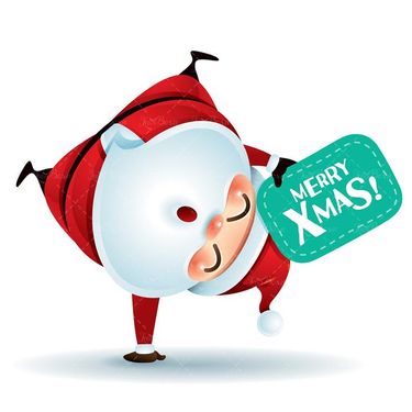 وکتور  بابانوئل وکتور نماد کریسمس 17