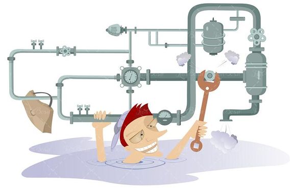 وکتور سرویس کار شوفاژخانه وکتور تاسیسات ساختمان1