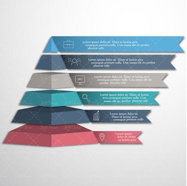 وکتور لیبل رنگی وکتور اینفوگرافی گرافیکی وکتور برچسب7