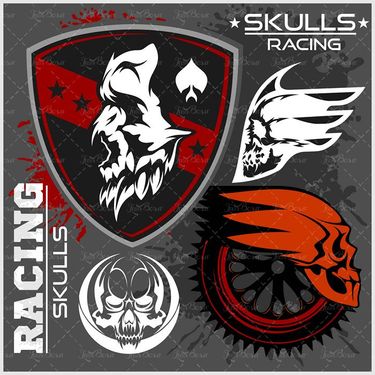 وکتور آرم مسابقه خودرو   وکتور لوگو مسابقه ماشین 1