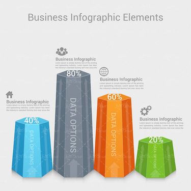 وکتور اینفوگرافی   وکتور اینفوگرافی گرافیکی وکتور لیبل7
