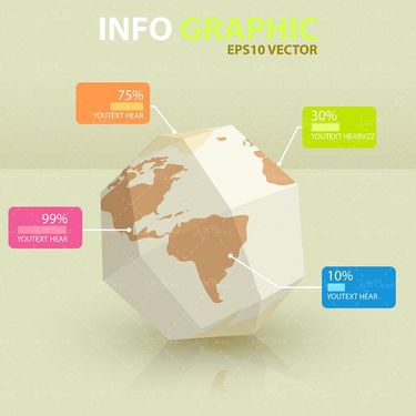 وکتور اینفوگرافی   وکتور اینفوگرافی گرافیکی وکتور لیبل9